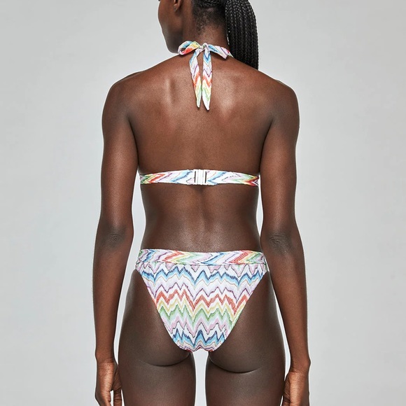 Missoni Zigzag Print Two-Piece Swimsuit Bikini IT 44 = US 8 640$ - Picture 7 of 12